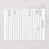 Carte Postale Schisandra Herb Materia Medica Cards Herbal Study (Dos)