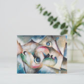 Carte Postale Schlafende Gestaltenin Nachflicher par Arnold Topp (Debout devant)