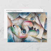 Carte Postale Schlafende Gestaltenin Nachflicher par Arnold Topp (Devant / Derrière)