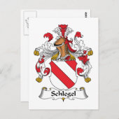 Carte Postale Schlegel Family Crest (Devant / Derrière)