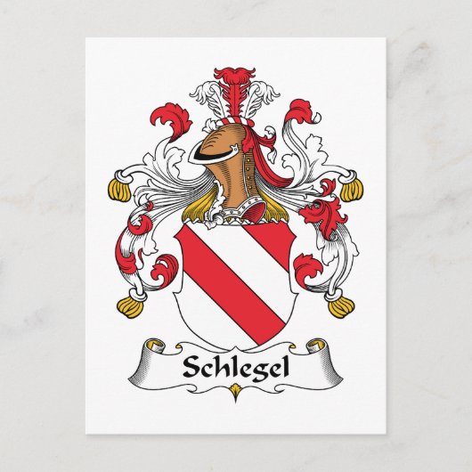 Carte Postale Schlegel Family Crest (Devant)