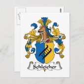 Carte Postale Schleicher Family Crest (Devant / Derrière)