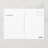 Carte Postale Schlicht elegante Hochzeitseinladung (Dos)