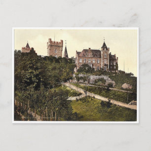 Carte Postale Schloss Klopp, Bingen, Rhin, Allemagne rare Pho
