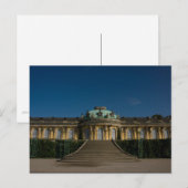 Carte postale Schloss Sanssouci - Customisée (Devant / Derrière)