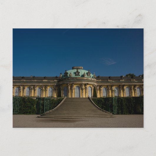 Carte postale Schloss Sanssouci - Customisée (Devant)
