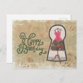 Carte Postale Schlüsselloch (Devant / Derrière)