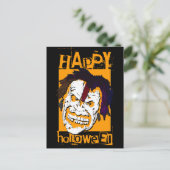 Carte Postale schmile ! : joyeux halloween (Debout devant)