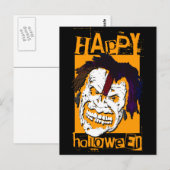 Carte Postale schmile ! : joyeux halloween (Devant / Derrière)