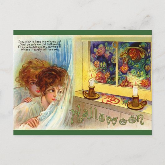 Carte Postale Schmucker : Sortez les sorcières (Devant)