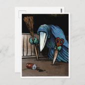 Carte Postale Schnabelperchten - Critère Yule Éffrayant (Devant / Derrière)