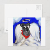 Carte Postale Schnauzer (Devant / Derrière)
