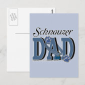 Carte Postale Schnauzer DAD (Devant / Derrière)
