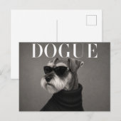 Carte Postale Schnauzer miniature de luxe (Devant / Derrière)