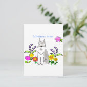 Carte postale Schnauzer Mom (Debout devant)