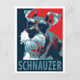 Carte Postale Schnauzer par Hope Dogs
