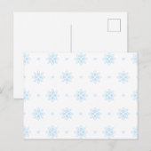 Carte Postale Schneeflocke (Devant / Derrière)