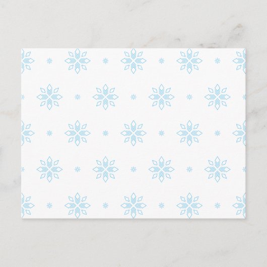 Carte Postale Schneeflocke (Devant)