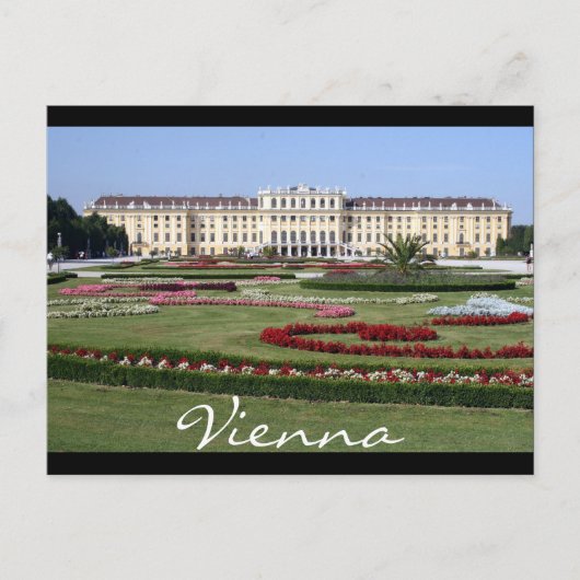 Carte Postale schönbrunn jardins vienna (Devant)