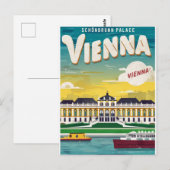 Carte Postale schönbrunn palais vienna vintage (Devant / Derrière)