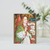 Carte Postale Schongauer Annonciation angel CC1184 Orlier autel (Debout devant)