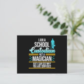 Carte Postale School Custodian Magician Caretaker Janitor Graphi (Debout devant)