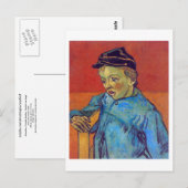 Carte Postale Schoolboy (Camille Roulin), Van Gogh Art (Devant / Derrière)