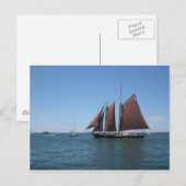 Carte Postale Schooner (Devant / Derrière)