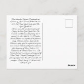 Carte Postale Schooners Dreadnought et Columbia 1870 (Dos)