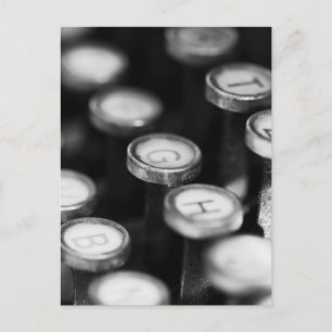 Carte Postale Schreibmaschinentasten