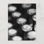 Carte Postale Schreibmaschinentasten (Devant)