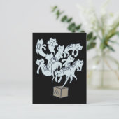 Carte Postale Schrödinger Cat 9 Vies (Debout devant)