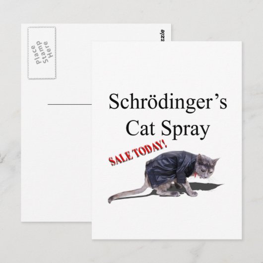 Carte Postale Schrodingercat (Devant / Derrière)