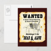 Carte Postale Schrodinger's Cat Postcard (Devant / Derrière)