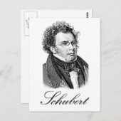 Carte Postale Schubert (Devant / Derrière)
