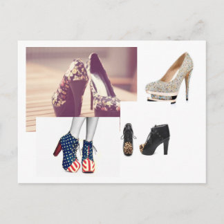 Carte Postale schuh Postkarte