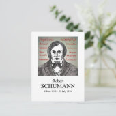 Carte Postale Schumann (Debout devant)