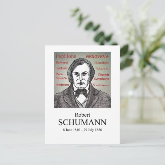 Carte Postale Schumann (Debout devant)