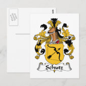 Carte Postale Schutz Family Crest (Devant / Derrière)