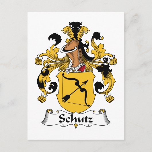 Carte Postale Schutz Family Crest (Devant)
