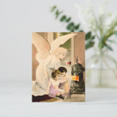 Carte Postale Schutzengel, Kinder et Feuer (Debout devant)