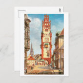 Carte Postale Schwabentor vintage à Fribourg, Allemagne (Devant / Derrière)