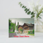 Carte Postale Schwarzenberg, Autriche (Debout devant)