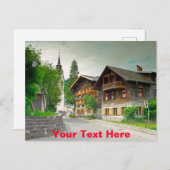 Carte Postale Schwarzenberg, Autriche (Devant / Derrière)