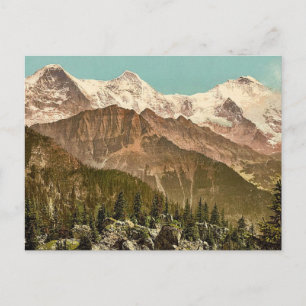 Carte Postale Schynige Platte, Eiger, Monch et Jungfrau, Bernes