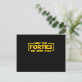 Carte Postale Sci Fi Nerd Galaxy Geek 40 ans 1980 Baby Ma (Debout devant)