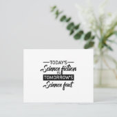 Carte Postale Sci-Fi Science Fiction Espace Ufo Alien Idée Cadea (Debout devant)