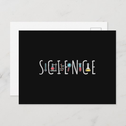 Carte Postale Science (Devant / Derrière)