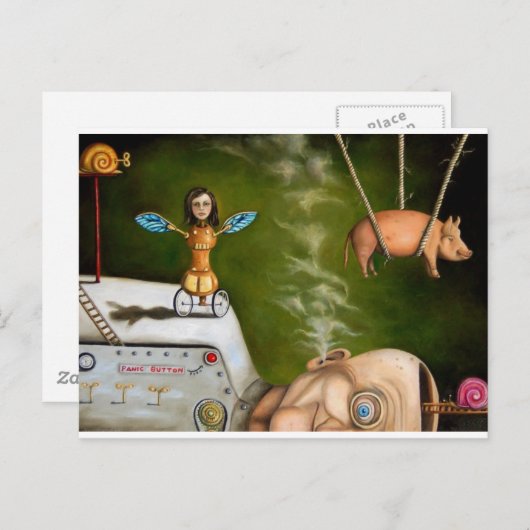 Carte Postale science bizarre (Devant / Derrière)