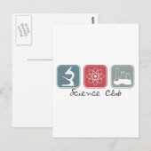 Carte Postale Science Club (Carré) (Devant / Derrière)